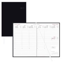 Buchkalender Wochenplaner 2027 von ZETTLER KALENDER, DIN A5, schwarz