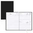  Buchkalender Tagesplaner 2027 von ZETTLER KALENDER, DIN A5, schwarz 