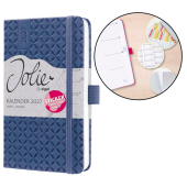  SIGEL Buchkalender Jolie 2027 Indigo Blue DIN A6, 1 Stück 