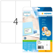  HERMA Etiketten 8630 weiß 105,0 x 148,0 mm, 10 Blatt 