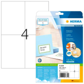  HERMA Etiketten 8630 weiß 105,0 x 148,0 mm, 10 Blatt 
