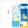  HERMA Etiketten 8637 weiß 210,0 x 297,0 mm, 10 Blatt 