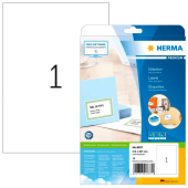  HERMA Etiketten 8637 weiß 210,0 x 297,0 mm, 10 Blatt 