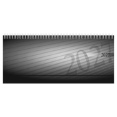  Tischquerkalender 2027 von rido idé, anthrazit 