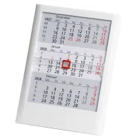 Tischkalender 2027/2028 weiß