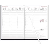  Buchkalender Wochenplaner 2027 von ZETTLER KALENDER, DIN A5, schwarz 