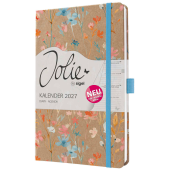  SIGEL Buchkalender Jolie 2027 Blue Floral Serenity DIN A5, 1 Stück 