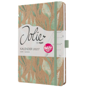  SIGEL Buchkalender Jolie 2027 Sparkle Leaves DIN A5, 1 Stück 