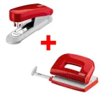 novus Locher und Heftgeräte Set E210/E15 rot