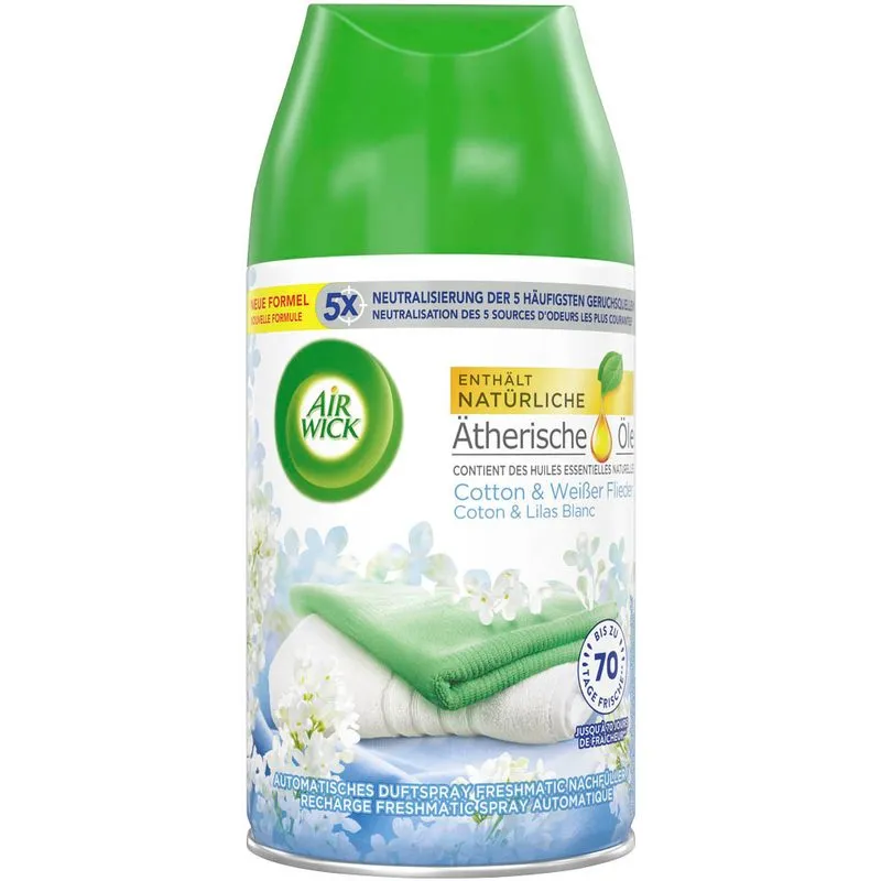 AIRWICK Raumduft-Nachfüller Cotton & Weißer Flieder 250 ml