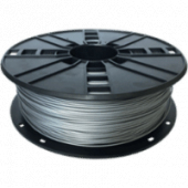  Filament mit 10 Prozent Metall 1.75mm - aluminiumfarben - 1 kg Spule 