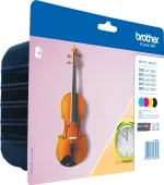  Original Brother LC-127XL+LC-125XL LC127XLVALBPDR Tintenpatrone MultiPack Bk,C,M,Y Blister (ca. 1.200 Seiten) 