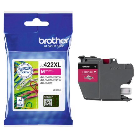 Original Brother LC422XLM LC-422XLM Tintenpatrone magenta High-Capacity (ca. 1.500 Seiten)