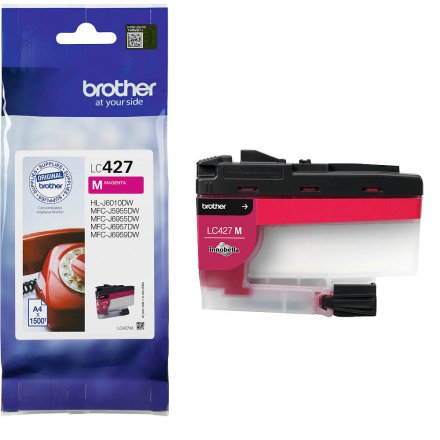 Original Brother LC427M LC-427M Tintenpatrone magenta (ca. 1.500 Seiten)