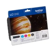  Original Brother LC-1240 VAL BP Tintenpatrone MultiPack Bk,C,M,Y (ca. 600 Seiten) 