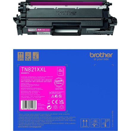 Original Brother TN-821XXLM 821XXL Toner magenta High-Capacity (ca. 12.000 Seiten)