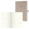 Buchkalender Conceptum 2026 von Sigel, DIN A5, taupe 