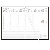  Buchkalender Wochenplaner 2026 von ZETTLER KALENDER, DIN A5, schwarz 