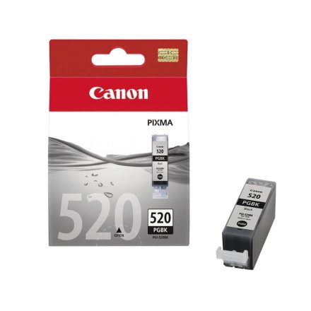 Original Canon PGI-520bk 2932B001 PGI-520 PGBK Tintenpatrone schwarz pigmentiert (ca. 324 Seiten)