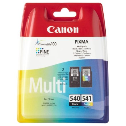 Original Canon PG-540+CL-541 5225 B 006 Tintenpatrone Multipack schwarz + color (ca. 8 ml)