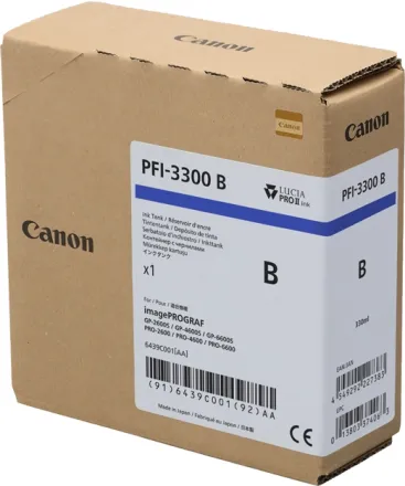 Original Canon PFI-3300b 6439C001 Tintenpatrone blau (ca. 330 ml)