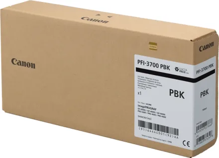 Original Canon PFI-3700pbk 6444C001 Tintenpatrone schwarz foto (ca. 700 ml)