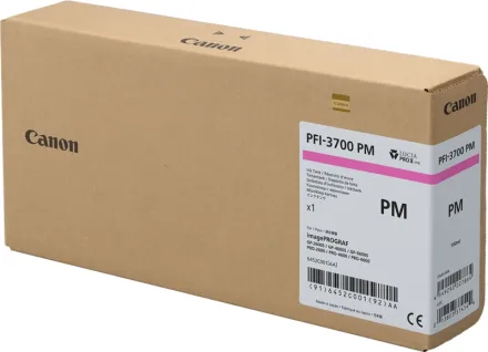 Original Canon PFI-3700pm 6452C001 Tintenpatrone magenta hell (ca. 700 ml)