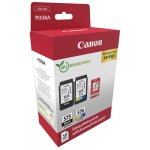 Original Canon Tintenpatrone Multipack PG-575+CL-576 5438 C 004 schwarz + color + 50 Blatt Fotopapier 10x15 cm PVP