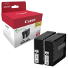  Original Canon PGI-2500BK XL 9254B011 PGI-2500 XLBK Tintenpatrone schwarz Doppelpack (ca. 2.500 Seiten) 