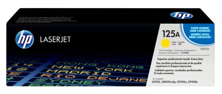Original HP 125A CB 542 A Toner gelb (ca. 1.400 Seiten)