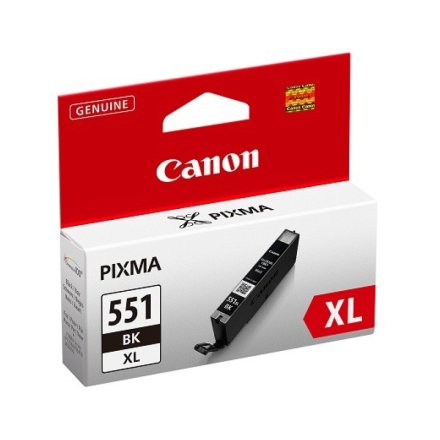 Original Canon CLI-551BK XL 6443B001 Tintenpatrone schwarz High-Capacity (ca. 5.530 Seiten)