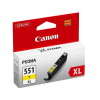 Original Canon CLI-551Y XL 6446B001 Tintenpatrone gelb High-Capacity (ca. 695 Seiten) 