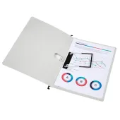  5 Hängehefter von dots, DIN A4, 230 g/qm, lichtgrau 