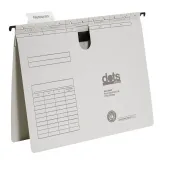  5 Hängehefter von dots, DIN A4, 230 g/qm, lichtgrau 