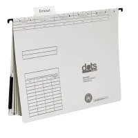 5 Personalhefter von dots, DIN A4, 230g/qm, lichtgrau