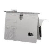  25 Taschenhefter von dots, DIN A4, 230g/qm, lichtgrau 