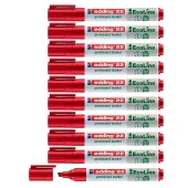  10 Permanentmarker 22 EcoLine von edding, rot 