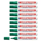  10 Permanentmarker 3000 von edding, grün 