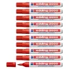  10 Permanentmarker 3000 von edding, rot 