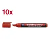  10 Permanentmarker 330 von edding, rot 