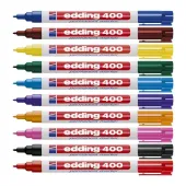  10 Permanentmarker 400 von edding, farbsortiert 