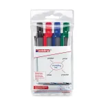 4 Whiteboard-Marker retract 12 von edding, farbsortiert