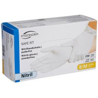 Einmalhandschuhe SAFE FIT weiß von HYGONORM unisex Größe M 200 St.