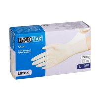 Einmalhandschuhe SKIN weiß von HYGOSTAR unisex Größe L 100 St.