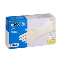 Einmalhandschuhe SKIN weiß von HYGOSTAR unisex Größe M 100 St.