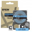  Original Epson LK-4LBJ C53S672080 DirectLabel-Etiketten schwarz auf blau matt 