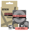  Original Epson LK-4RBJ C53S672071 DirectLabel-Etiketten schwarz auf rot matt 