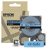  Original Epson LK-5LBJ C53S672081 DirectLabel-Etiketten schwarz auf blau matt 