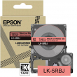  Original Epson LK-5RBJ C53S672072 DirectLabel-Etiketten schwarz auf rot matt 