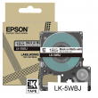  Original Epson LK-5WBJ C53S672063 DirectLabel-Etiketten weiss matt auf schwarz 